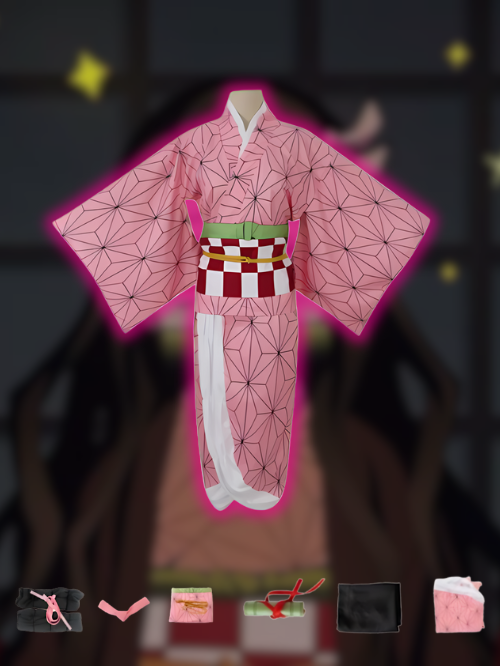 Nezuko Cosplay Costume Full Set