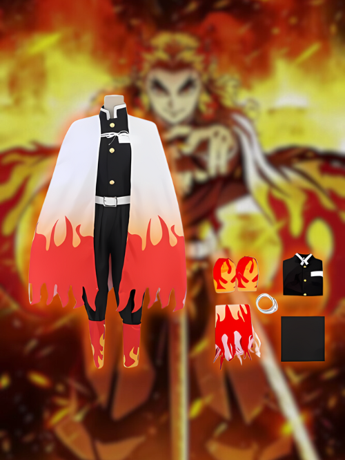 Rengoku Cosplay Costume Full Set